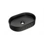 Umywalka 48x32.5 cm owalna nablatowa czarna BEYOND5BLACKE6564 Comad Beyond zdj.1