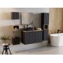Umywalka 48x32.5 cm owalna nablatowa czarna BEYOND5BLACKE6564 Comad Beyond zdj.5