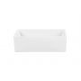 Umywalka 35x22 cm prostokątna nablatowa biała UNGAJA35SW78570A35 Comad Gaja zdj.3