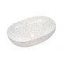 Umywalka 60x41.5 cm prostokątna nablatowa biała UNLILIMW21 Comad Lili zdj.1