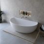 Wanna przyścienna 170x80 cm biała PERLAZPRZELEWEM Cristalstone Clasico zdj.5