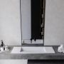 Umywalka 100x30 cm prostokątna wpuszczana-z blatem biała U1000MCOLCWCR Cristalstone Linea Diago zdj.4