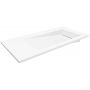 Umywalka 130x45 cm prostokątna wpuszczana-z blatem biała U1300MBPOLBCRBO Cristalstone Linea Ideal zdj.1