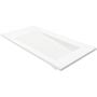 Umywalka 130x45 cm prostokątna wpuszczana-z blatem biała U1300MBPOLBCRBO Cristalstone Linea Ideal zdj.3