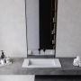 Umywalka 70x30 cm prostokątna wpuszczana biała U700MCOLCWCR Cristalstone Linea Diago zdj.4
