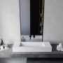 Umywalka 90x30 cm prostokątna nablatowa-z blatem biała U900MCOLCW Cristalstone Linea Diago zdj.4