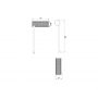 Uchwyt na papier toaletowy chrom S951882 Cersanit Zen zdj.2