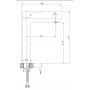 Cersanit Mille S951354 bateria umywalkowa zdj.2