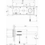 Bateria umywalkowa podtynkowa chrom S951593 Cersanit Zen zdj.2