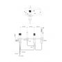 Bateria wannowo-prysznicowa nawannowa miedź S951798 Cersanit Zen zdj.2
