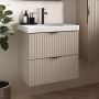 Umywalka z szafką 100 cm beżową S801548 Cersanit Tirso zdj.6