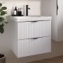 Umywalka z szafką 100 cm białą S801542 Cersanit Tirso zdj.6
