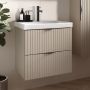 Umywalka z szafką 80 cm beżową S801543 Cersanit Tirso zdj.6