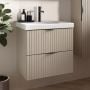 Umywalka z szafką 60 cm beżową S801541 Cersanit Tirso zdj.6
