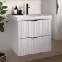 Umywalka z szafką 80 cm białą S801547 Cersanit Tirso zdj.6