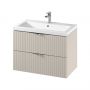 Szafka 79.4x44.7x57.2 cm podumywalkowa wisząca cappucino-beżowa S1015003 Cersanit Tirso zdj.4