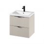 Szafka 59.4x44.7x57.2 cm podumywalkowa wisząca cappucino-beżowa S1015005 Cersanit Tirso zdj.4