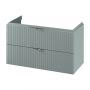 Szafka 99.4x44.6x57.2 cm podumywalkowa wisząca niebieska-zielona S1015012 Cersanit Tirso zdj.1
