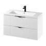 Szafka 99.4x44.6x57.2 cm podumywalkowa wisząca biała S1015014 Cersanit Tirso zdj.3