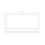 Blat 100x45 cm niebieski-zielony S1015024 Cersanit Tirso zdj.2