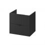 Szafka 59.4x44.7x57.2 cm podumywalkowa wisząca czarna S1017010 Cersanit Tirso zdj.1
