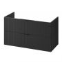 Szafka 99.4x44.6x57.2 cm podumywalkowa wisząca czarna S1017012 Cersanit Tirso zdj.1