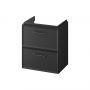 Szafka 49.4x34.6x55.1 cm podumywalkowa wisząca czarna S1021006 Cersanit Milagros zdj.5