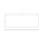 Blat 120x45 cm czarny S1021016 Cersanit Tirso zdj.2