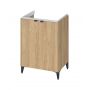 Szafka 59.4x45x70 cm podumywalkowa wisząca dąb S1058010 Cersanit Ovida zdj.3