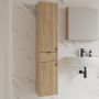 Szafka 30x30x150 cm boczna wisząca dąb S1058012 Cersanit Ovida zdj.4