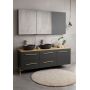 Szafka 39.4x33.7x160 cm boczna wisząca antracyt S164032 Cersanit Larga zdj.6
