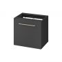 Szafka 60x44.4x55.1 cm boczna wisząca antracyt S164045 Cersanit Larga zdj.5