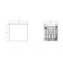 Szafka 60x44.4x55.1 cm boczna wisząca antracyt S164045 Cersanit Larga zdj.2