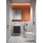 Szafka 49.2x21.5x55.1 cm podumywalkowa wisząca antracyt S164056DSM Cersanit Larga zdj.5
