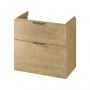 Umywalka z szafką 80.5 cm dąb S4004135 Cersanit City zdj.5