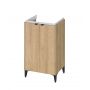 Umywalka z szafką 50 cm dąb S4047004 Cersanit Ovida zdj.4