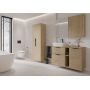 Szafka 40x14.1x80 cm z lustrem dąb S584114 Cersanit City zdj.3