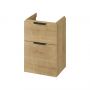 Szafka 49.4x39.7x72 cm podumywalkowa wisząca dąb S584118 Cersanit City zdj.1