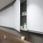 Szafka 59.4x14.1x80 cm boczna wisząca biała S590016DSM Cersanit Moduo zdj.5