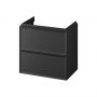Szafka 59.4x37.4x55.1 cm podumywalkowa wisząca czarna S590100 Cersanit Milagros zdj.1