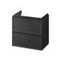 Szafka 59.4x37.4x55.1 cm podumywalkowa wisząca czarna S590100 Cersanit Milagros zdj.5