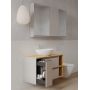 Szafka 49.5x34.5x57 cm podumywalkowa wisząca beżowa S590105DSM Cersanit Moduo zdj.7