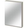 Szafka 59.5x14.4x80 cm z lustrem beżowa S590109DSM Cersanit Moduo zdj.1