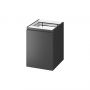 Szafka 40x44.7x55.1 cm boczna wisząca antracyt S590115 Cersanit Moduo zdj.1