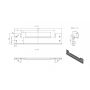 Element systemu montażowego mebli S5990182 Cersanit zdj.2