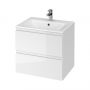 Umywalka z szafką 60 cm białą S801314DSM Cersanit Moduo zdj.1