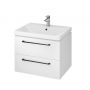 Umywalka z szafką i uchwytami 60 cm białą S801369 Cersanit Gala zdj.1