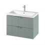 Umywalka z szafką 80 cm zieloną S801540 Cersanit Tirso zdj.3