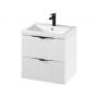 Umywalka z szafką 60 cm białą S801545 Cersanit Tirso zdj.1