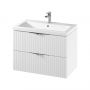 Umywalka z szafką 80 cm białą S801547 Cersanit Tirso zdj.3
